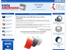 Tablet Screenshot of cintaamericana.solo-precinto-impreso.com